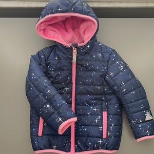 Baby girl puffer jacket (worn twice, like new)